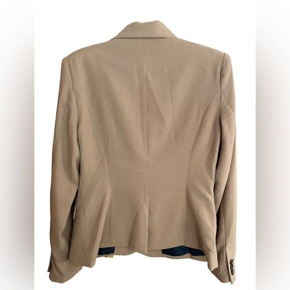 Merona camel/tan color fully lined blazer women’s size 8 - Picture 3 of 10